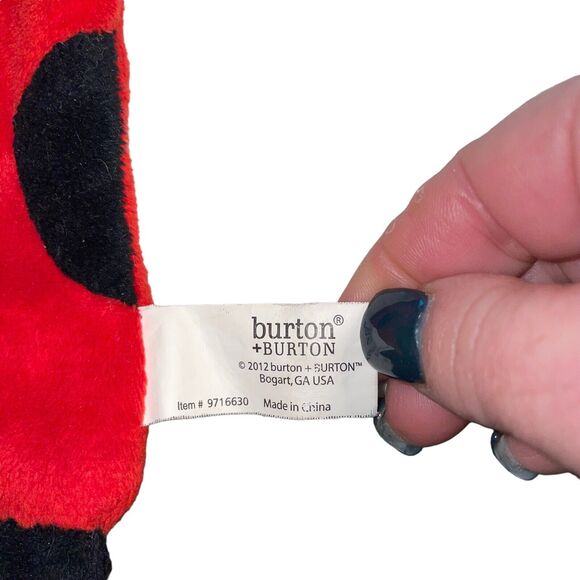 Burton Security Blanket Lovey Ladybug Plush Nursery Baby Shower Gift Decor 12" - Picture 8 of 11